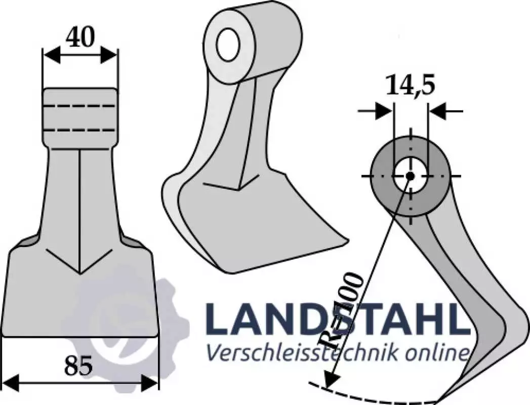 Hammerschlegel 85x40mm